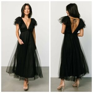 Baltic Born Black Annabella Tulle Dress